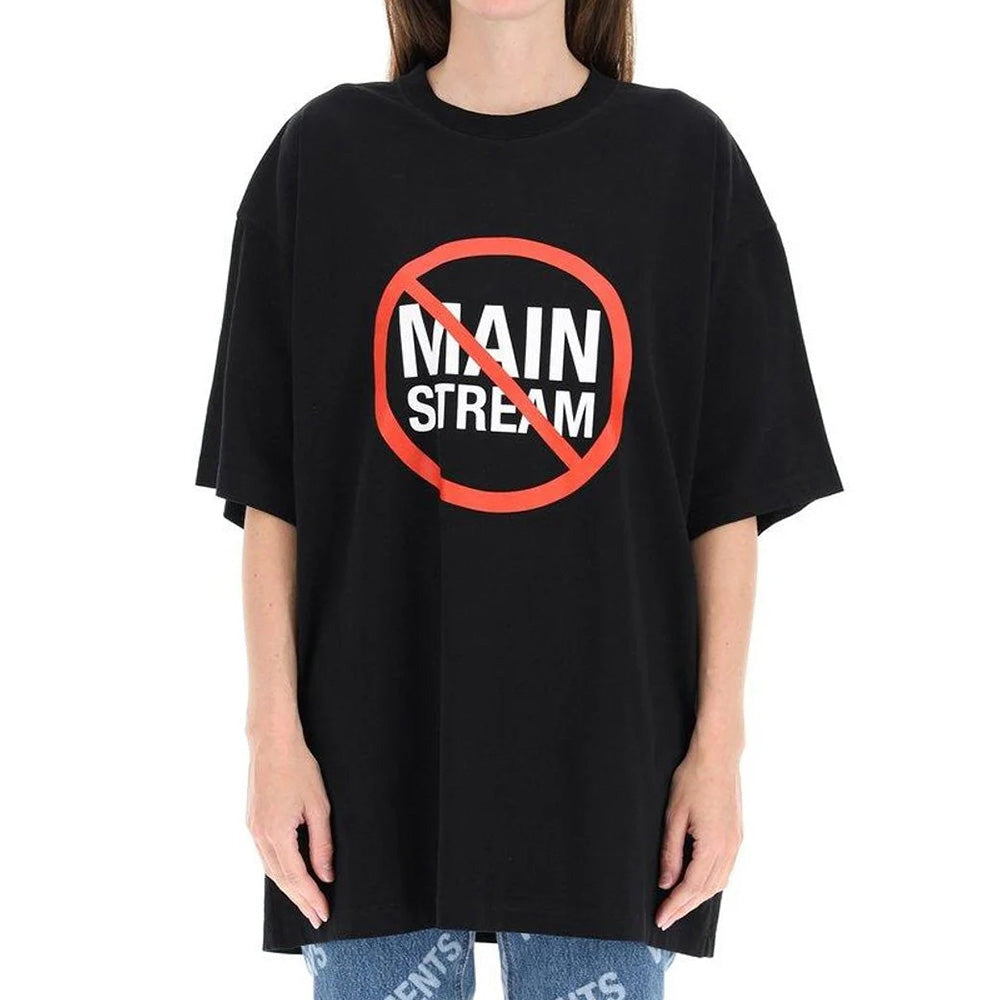 Cotton Zero Year Vetements Black – T-Shirt Women\'s Mainstream No LA